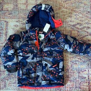 Boden Star Jacket with Red Accents